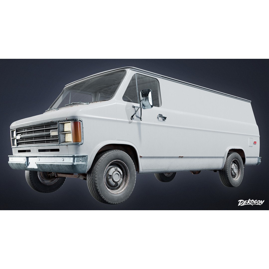 Car 3D Model – Low Poly Game Asset, FBX with PBR Textures - View 3
