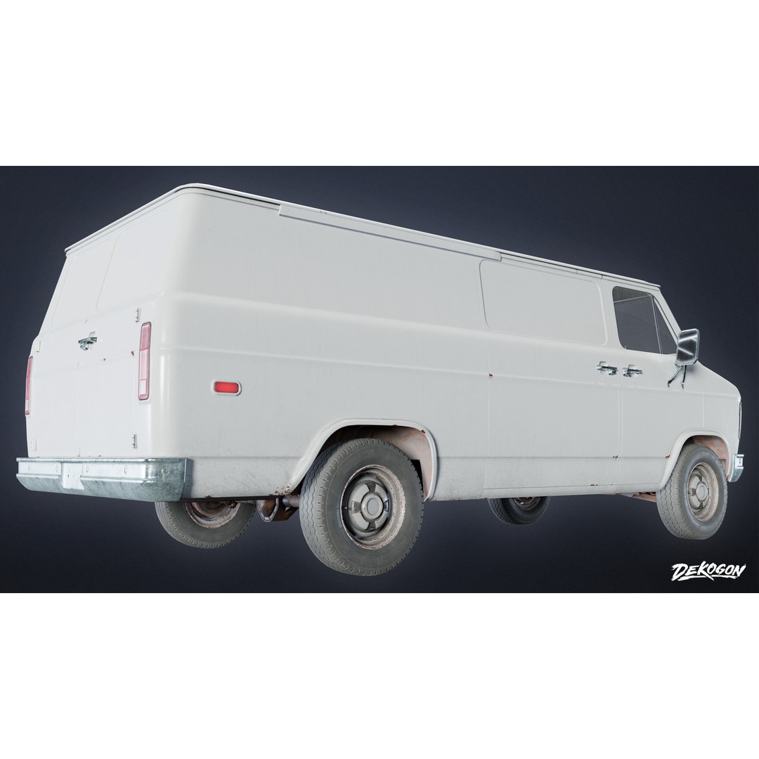 Car 3D Model – Low Poly Game Asset, FBX with PBR Textures - View 6