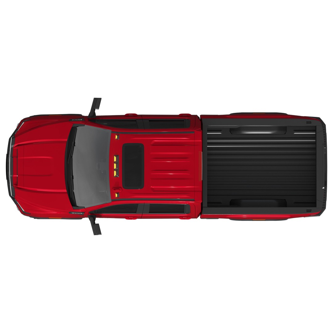 GMC Sierra HD AT4X 2025 3D Model – High Poly Offroad SUV, FBX - View 10