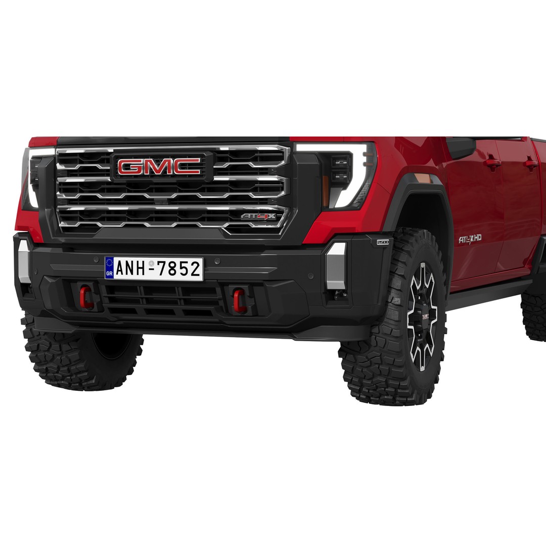 GMC Sierra HD AT4X 2025 3D Model – High Poly Offroad SUV, FBX - View 11