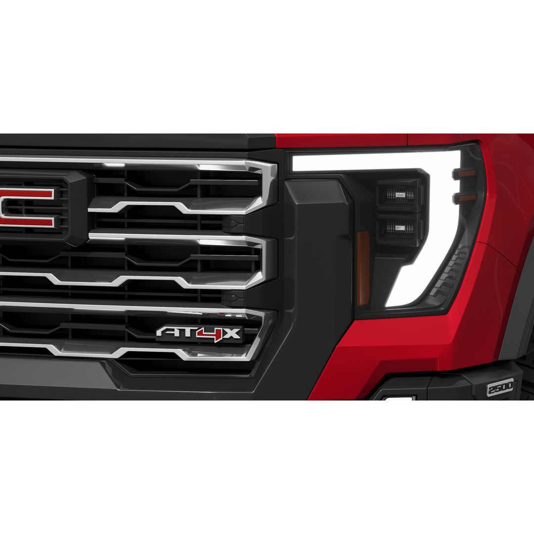 GMC Sierra HD AT4X 2025 3D Model – High Poly Offroad SUV, FBX - View 14