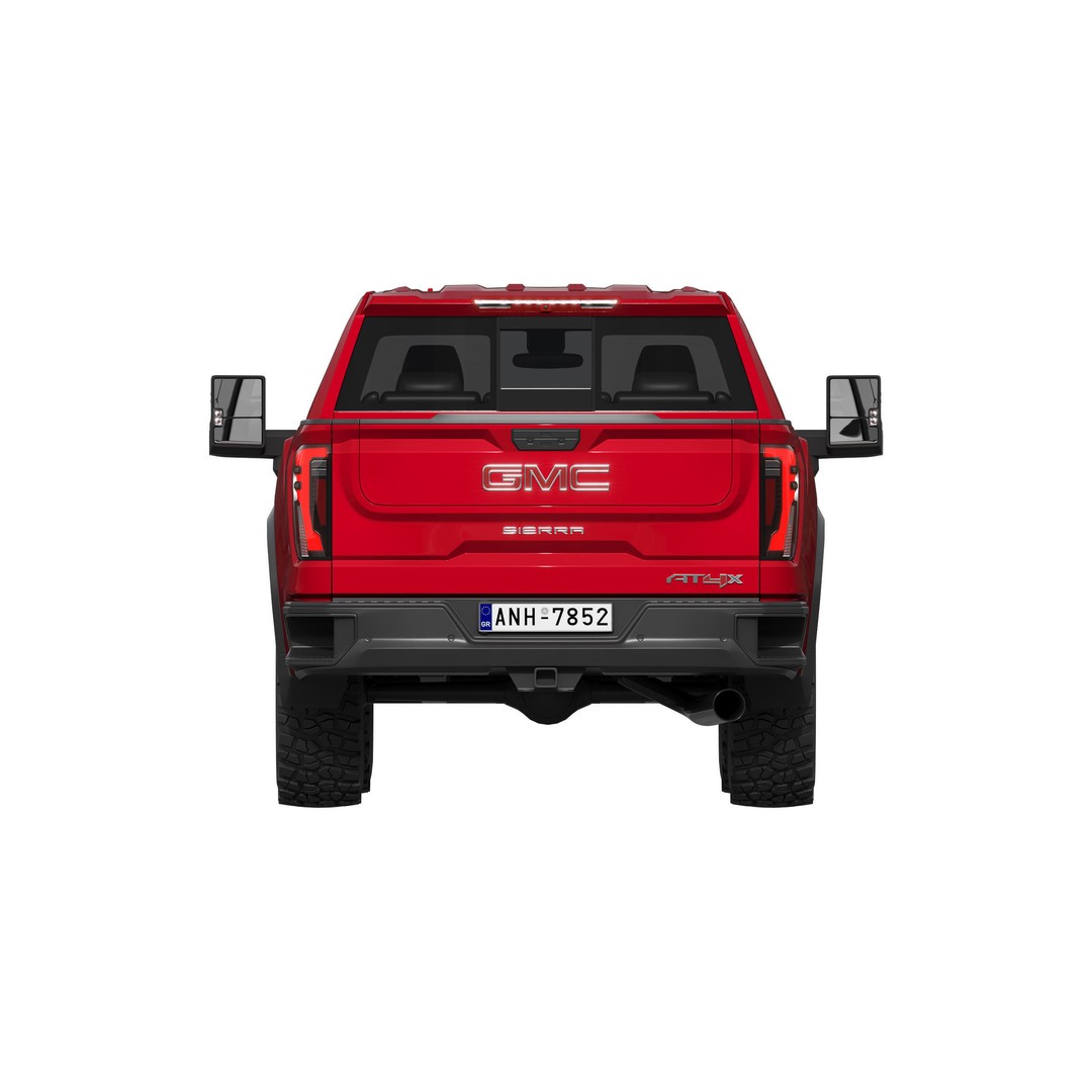 GMC Sierra HD AT4X 2025 3D Model – High Poly Offroad SUV, FBX - View 9