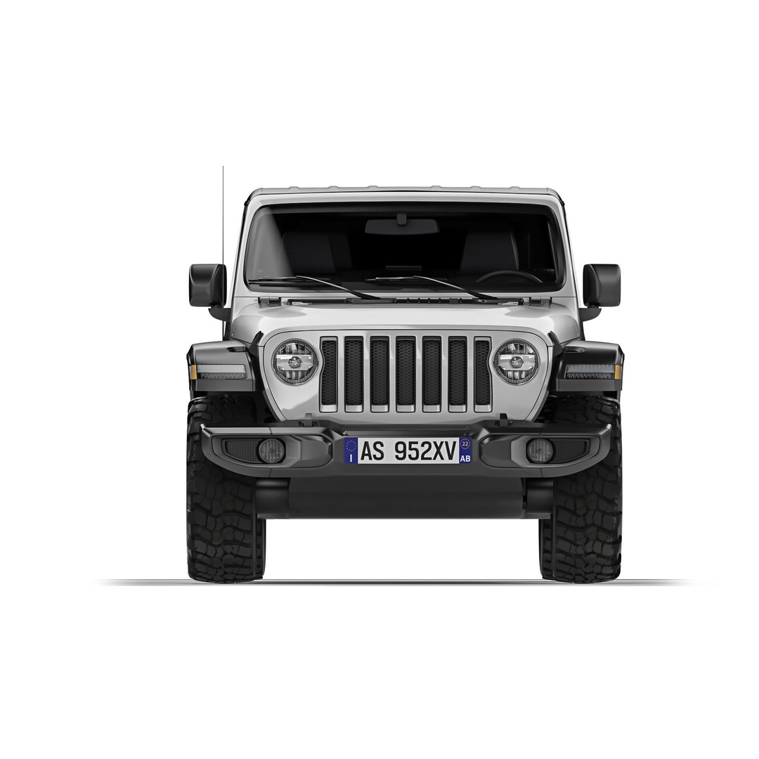 Jeep Wrangler 2018 3D Model – Detailed SUV, FBX & OBJ Formats - View 3