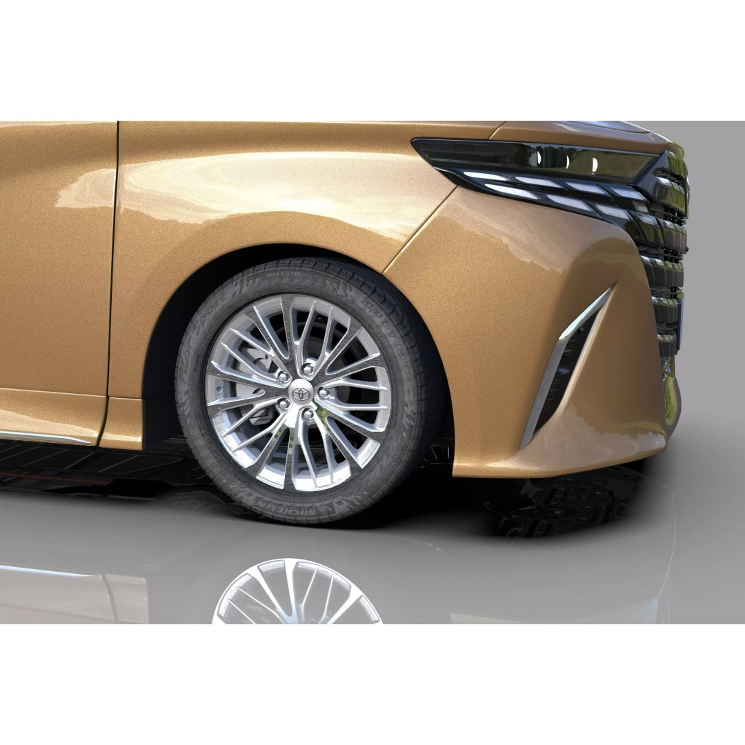 Toyota Alphard Vellfire 2023 3D Model – High Poly Interior, FBX, OBJ, Blender - View 16