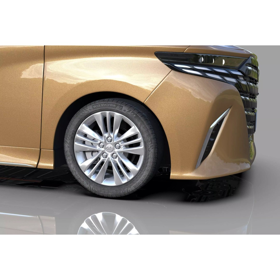 Toyota Alphard Vellfire 2023 3D Model – High Poly Interior, FBX, OBJ, Blender - View 19
