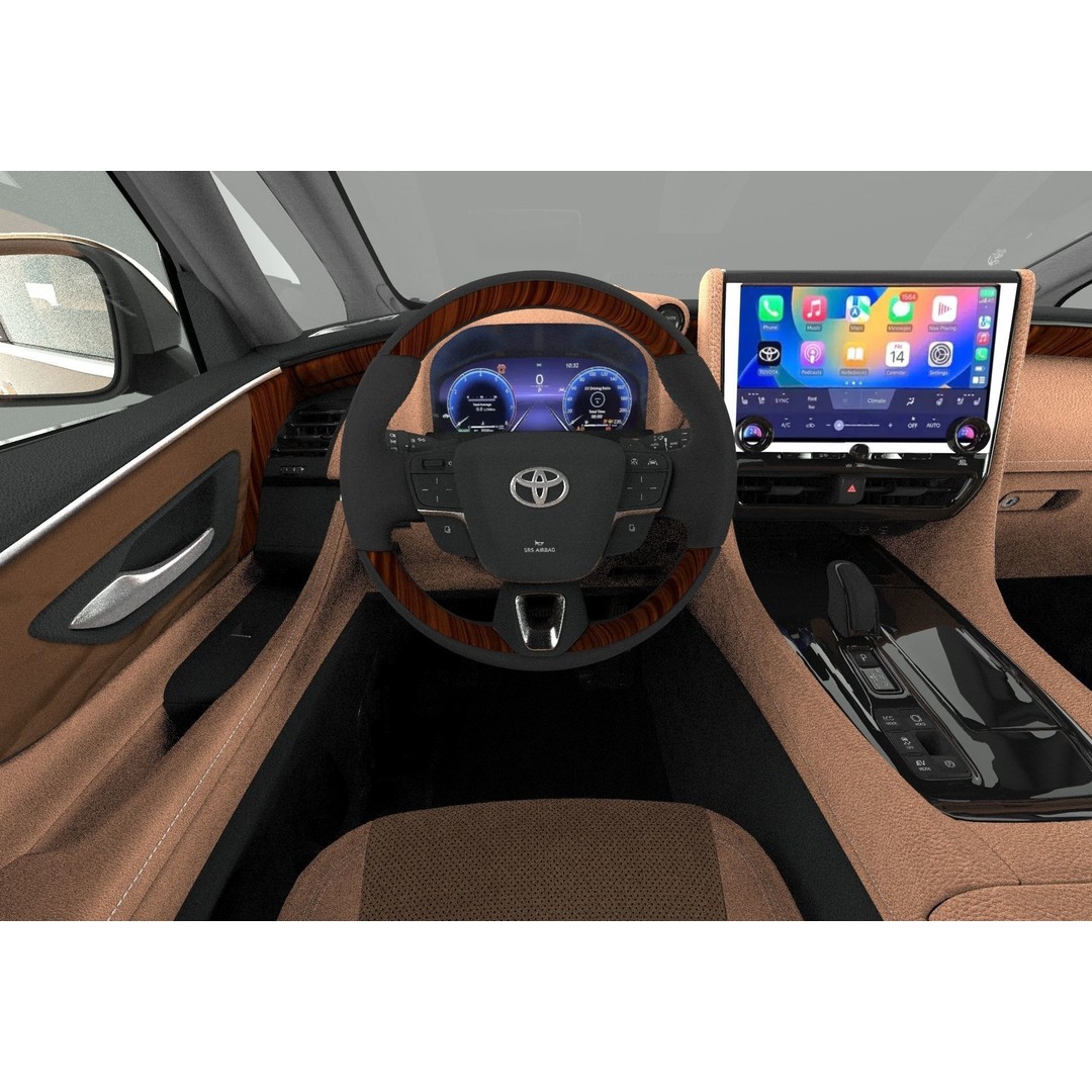 Toyota Alphard Vellfire 2023 3D Model – High Poly Interior, FBX, OBJ, Blender - View 23