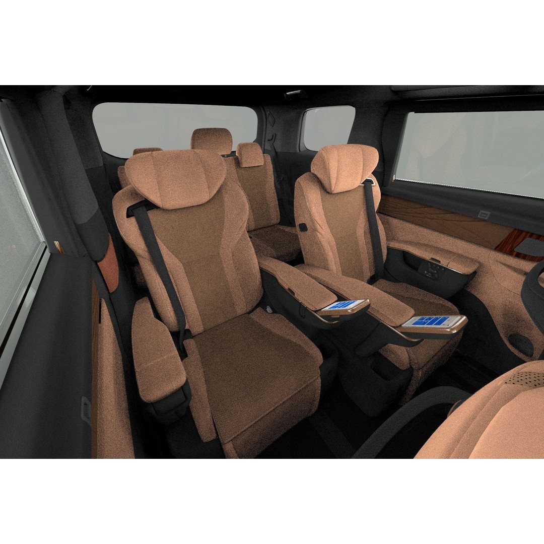 Toyota Alphard Vellfire 2023 3D Model – High Poly Interior, FBX, OBJ, Blender - View 25