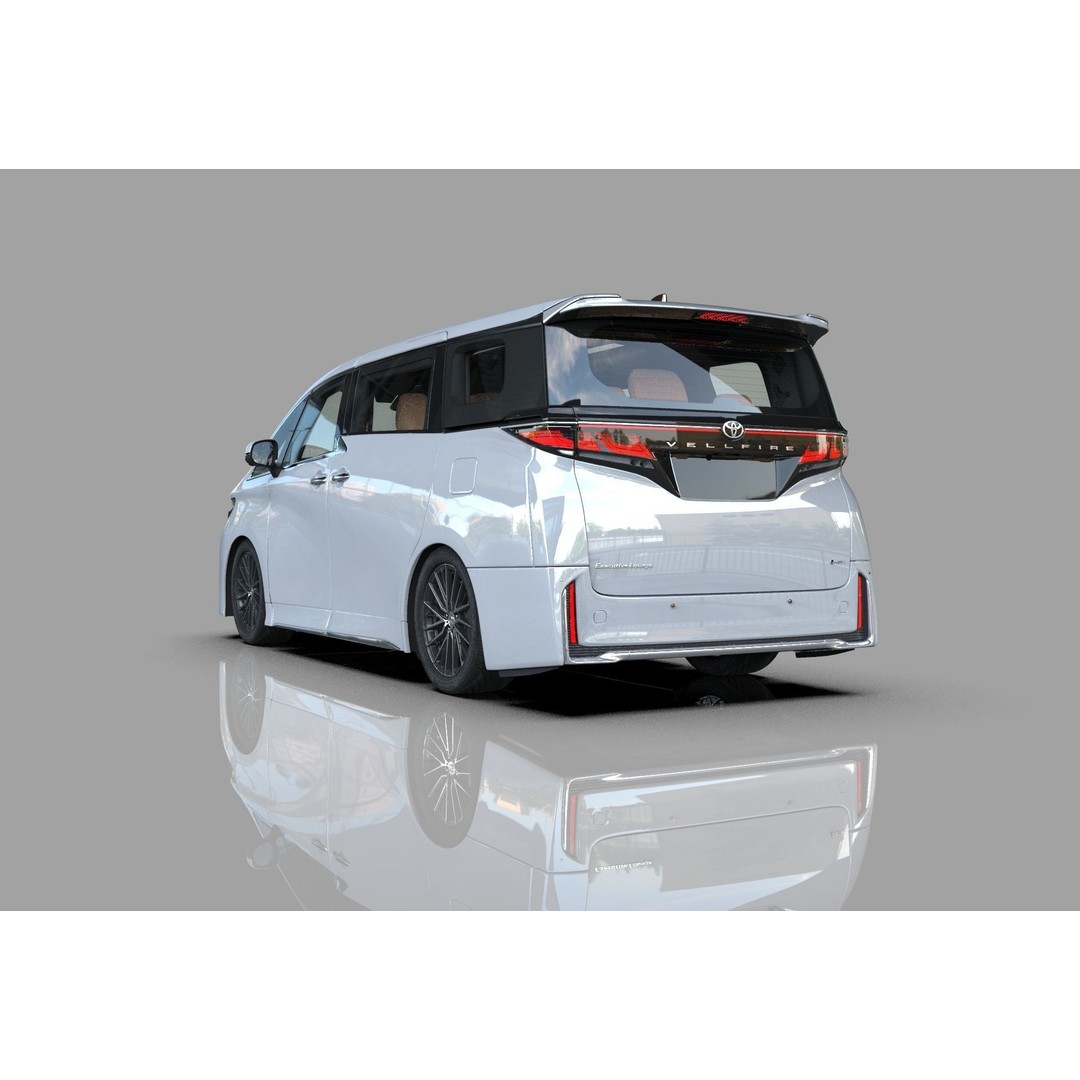 Toyota Alphard Vellfire 2023 3D Model – High Poly Interior, FBX, OBJ, Blender - View 33