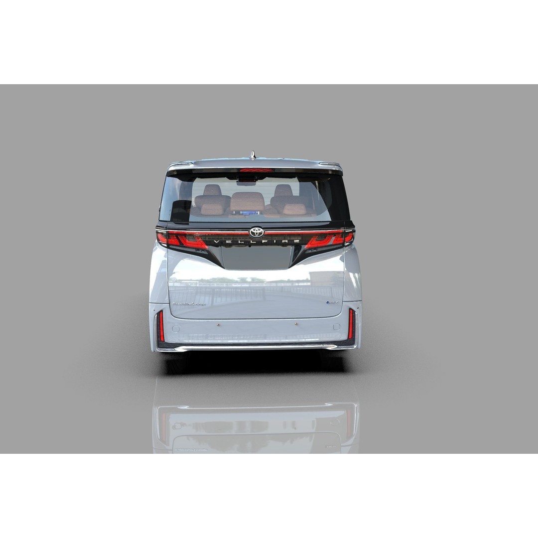 Toyota Alphard Vellfire 2023 3D Model – High Poly Interior, FBX, OBJ, Blender - View 35