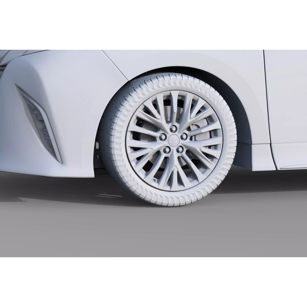 Toyota Alphard Vellfire 2023 3D Model – High Poly Interior, FBX, OBJ, Blender - View 47