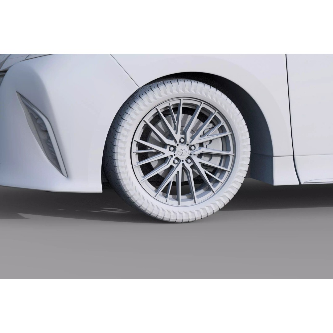 Toyota Alphard Vellfire 2023 3D Model – High Poly Interior, FBX, OBJ, Blender - View 48
