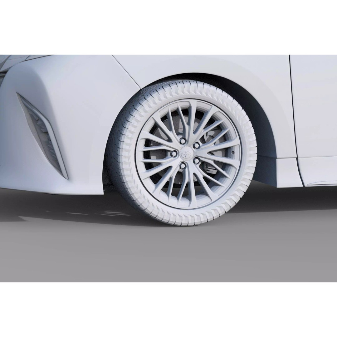 Toyota Alphard Vellfire 2023 3D Model – High Poly Interior, FBX, OBJ, Blender - View 49