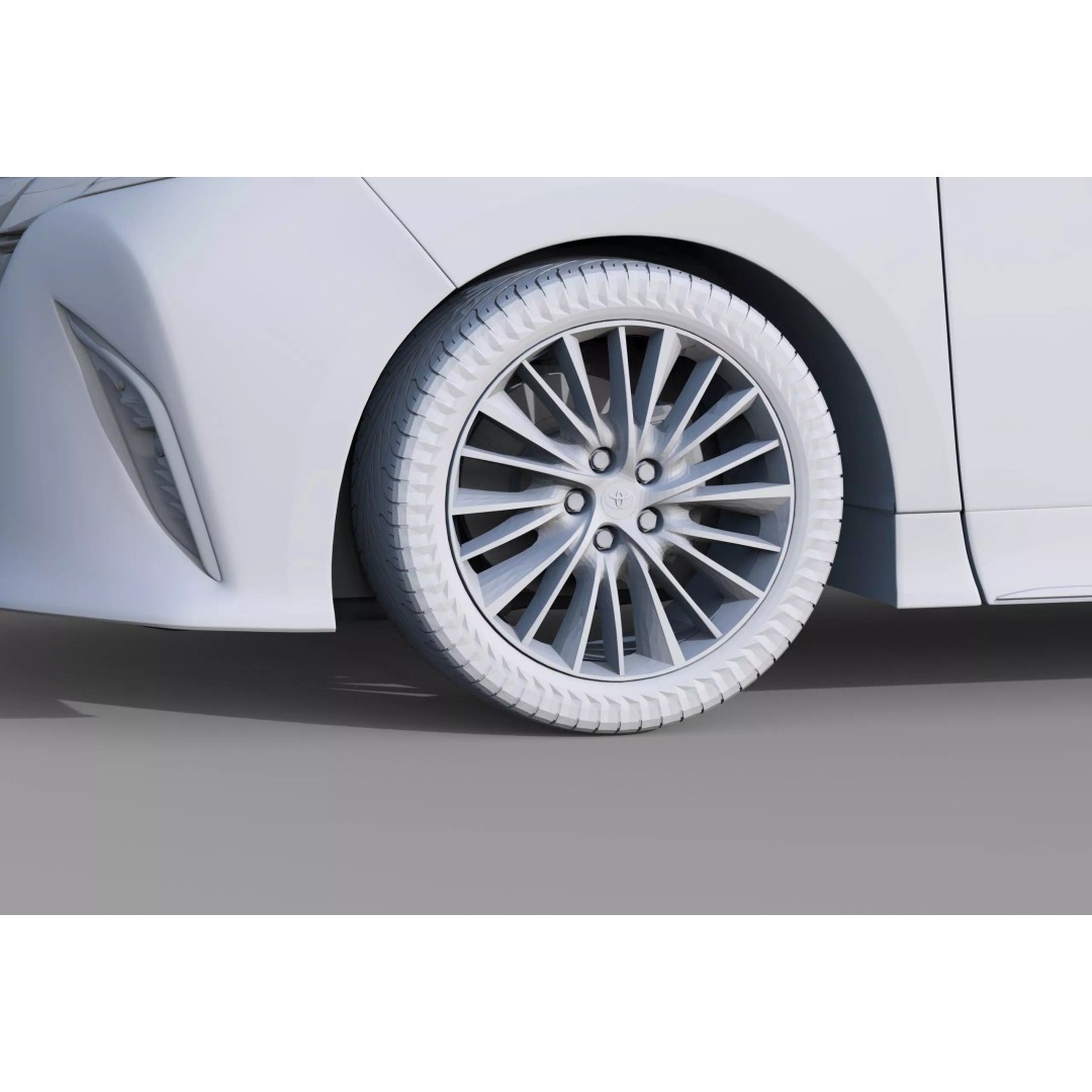 Toyota Alphard Vellfire 2023 3D Model – High Poly Interior, FBX, OBJ, Blender - View 51