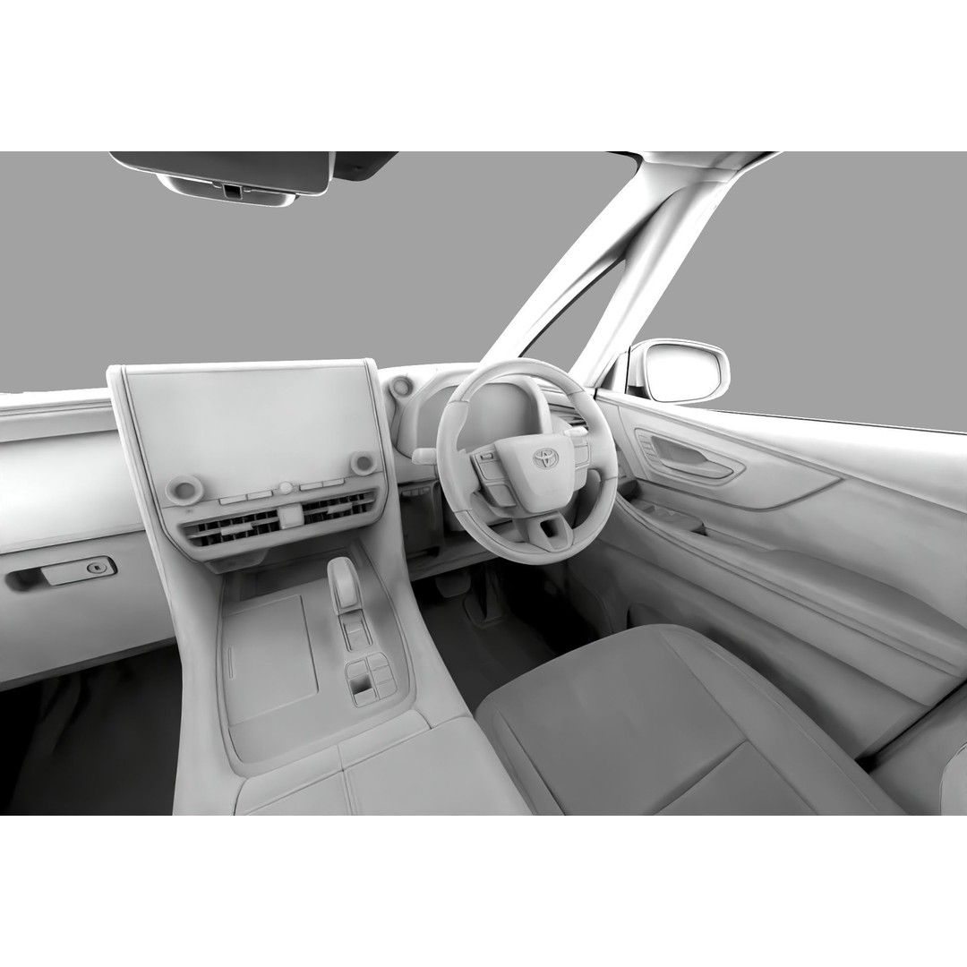 Toyota Alphard Vellfire 2023 3D Model – High Poly Interior, FBX, OBJ, Blender - View 54