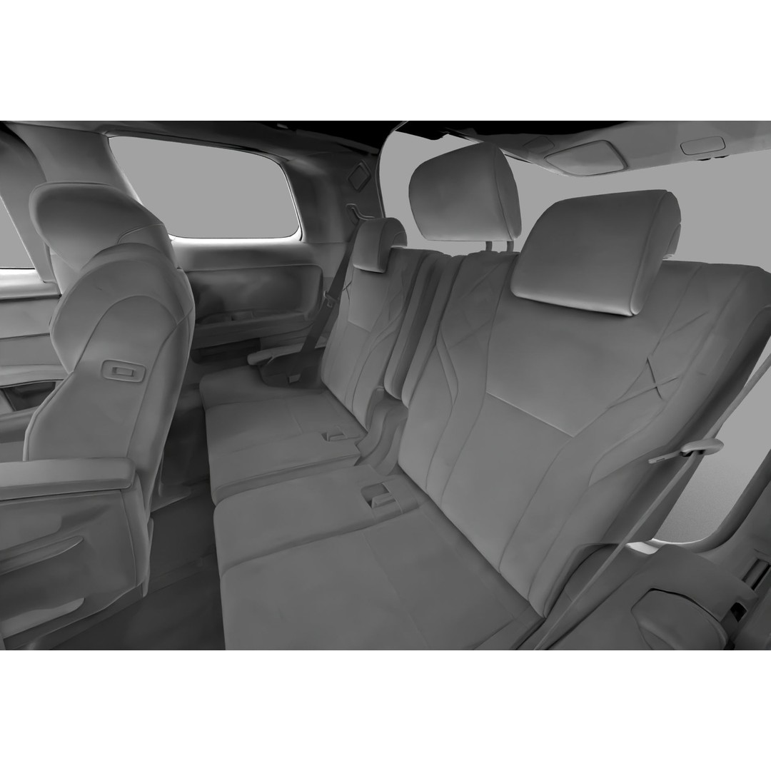 Toyota Alphard Vellfire 2023 3D Model – High Poly Interior, FBX, OBJ, Blender - View 56
