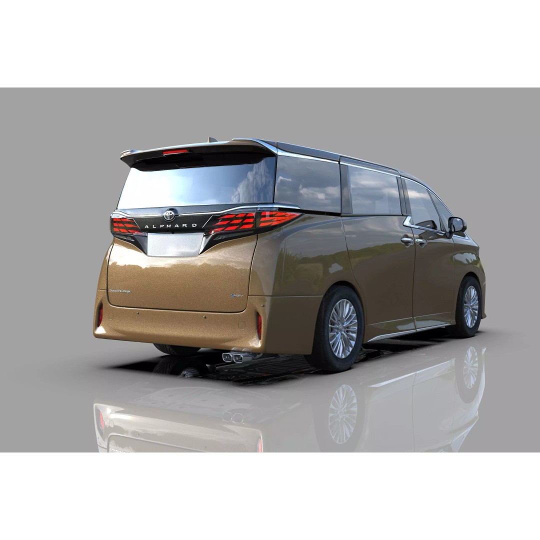 Toyota Alphard Vellfire 2023 3D Model – High Poly Interior, FBX, OBJ, Blender - View 6