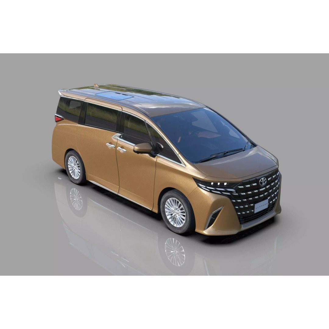 Toyota Alphard Vellfire 2023 3D Model – High Poly Interior, FBX, OBJ, Blender - View 7