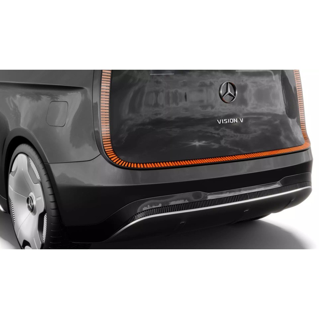 Mercedes-Benz Vision V Concept 2025 3D Model – Detailed High Poly Car Asset - View 13