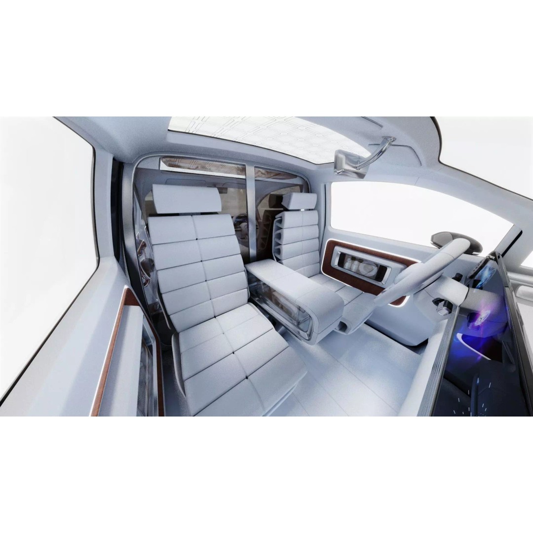 Mercedes-Benz Vision V Concept 2025 3D Model – Detailed High Poly Car Asset - View 16