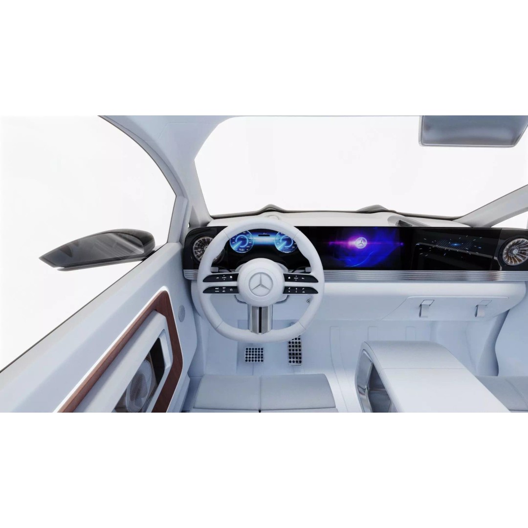 Mercedes-Benz Vision V Concept 2025 3D Model – Detailed High Poly Car Asset - View 18