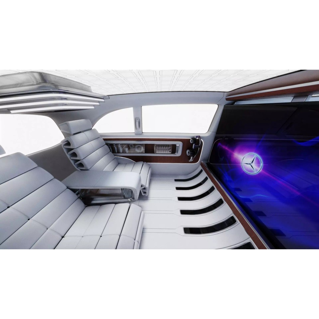 Mercedes-Benz Vision V Concept 2025 3D Model – Detailed High Poly Car Asset - View 20