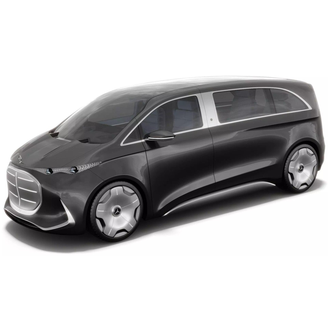 Mercedes-Benz Vision V Concept 2025 3D Model – Detailed High Poly Car Asset - View 3