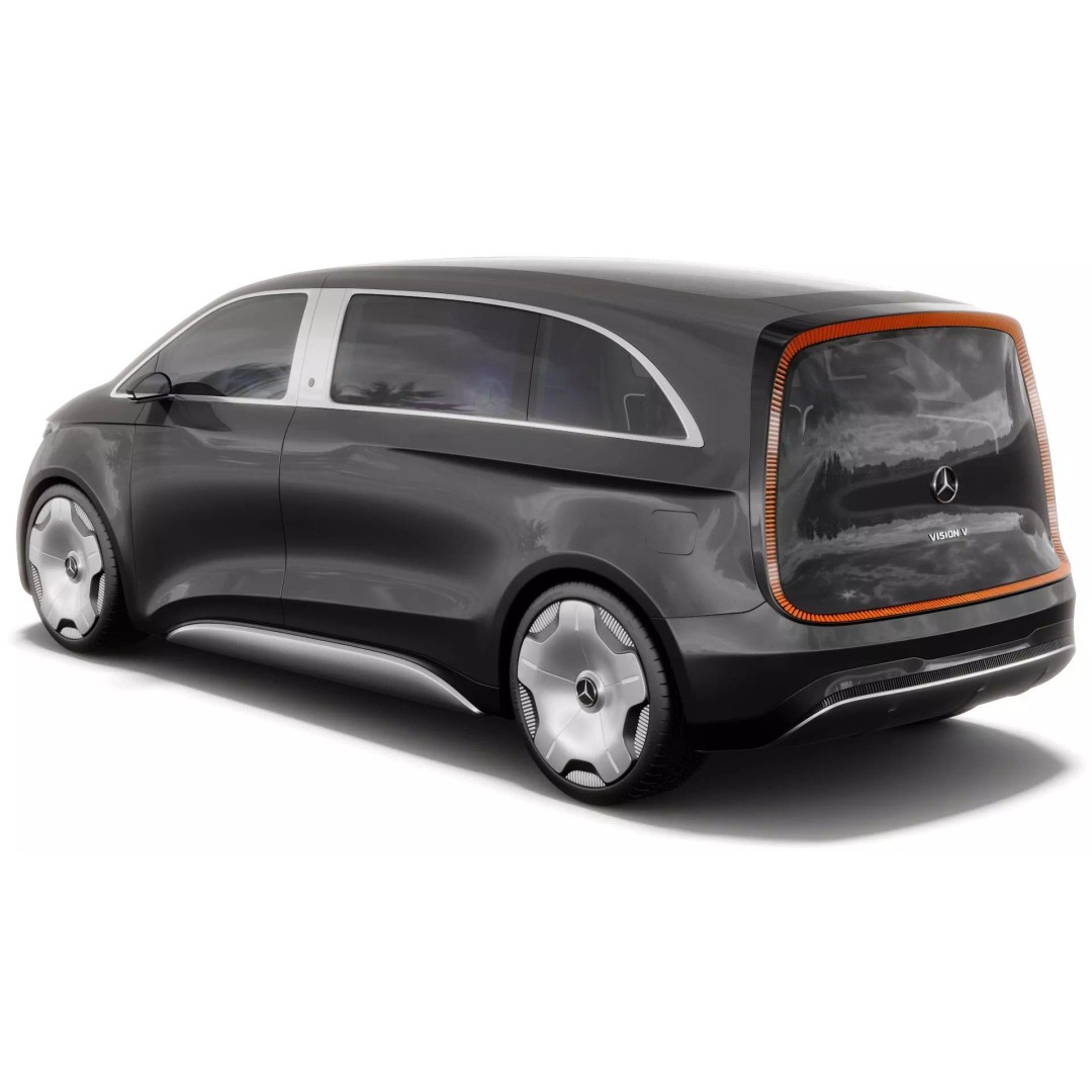 Mercedes-Benz Vision V Concept 2025 3D Model – Detailed High Poly Car Asset - View 6