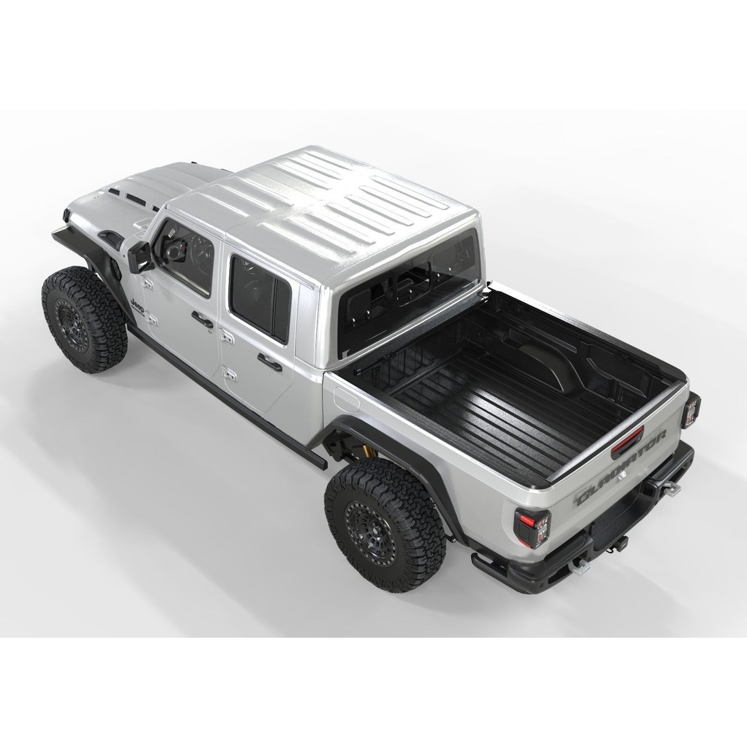 Jeep Gladiator 2020 TX American Custom 3D Model – High Poly Game Asset, FBX, OBJ, Blender - View 7