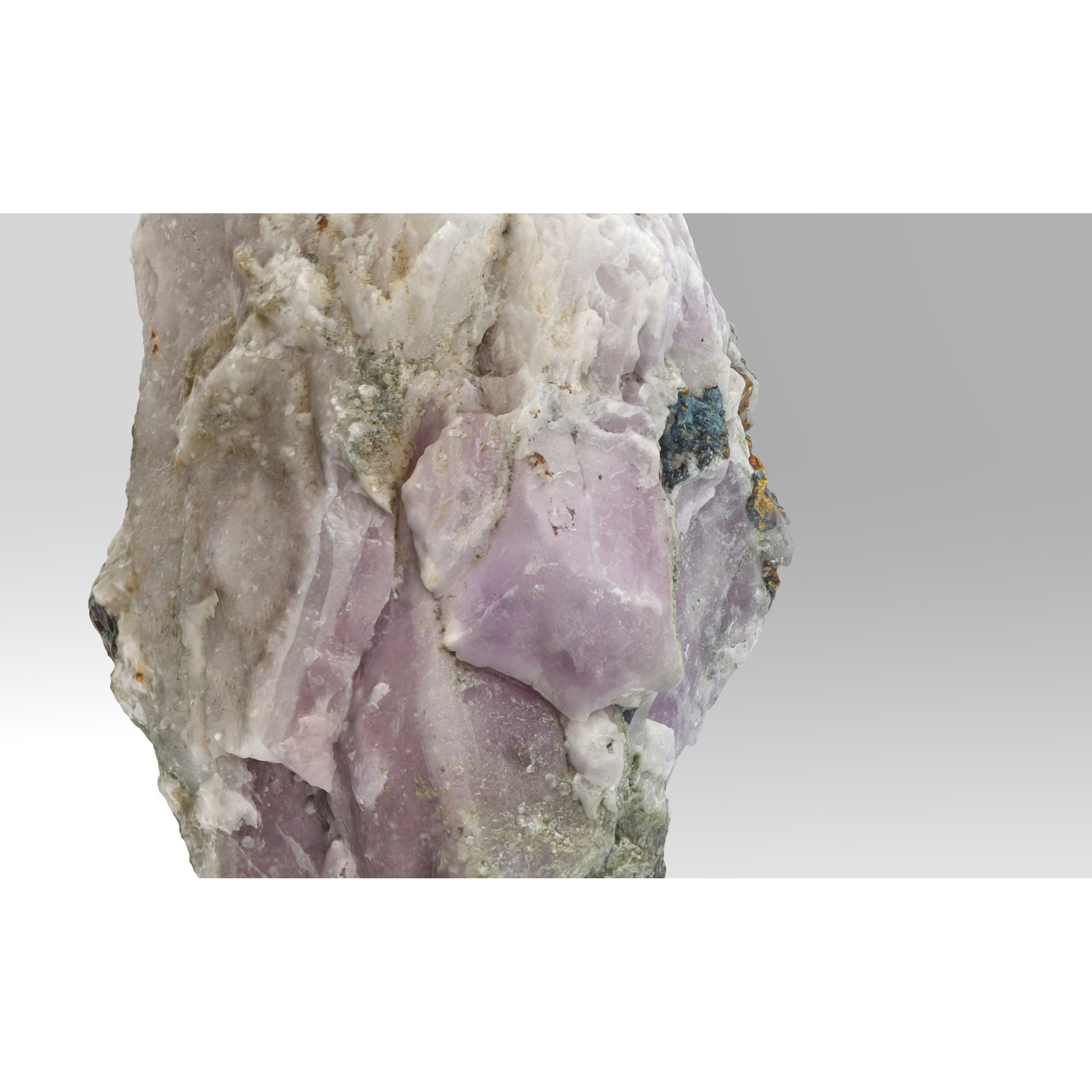 Amethyst with Chalcopyrite - Low-Poly Game-Ready 3D Model - View 5