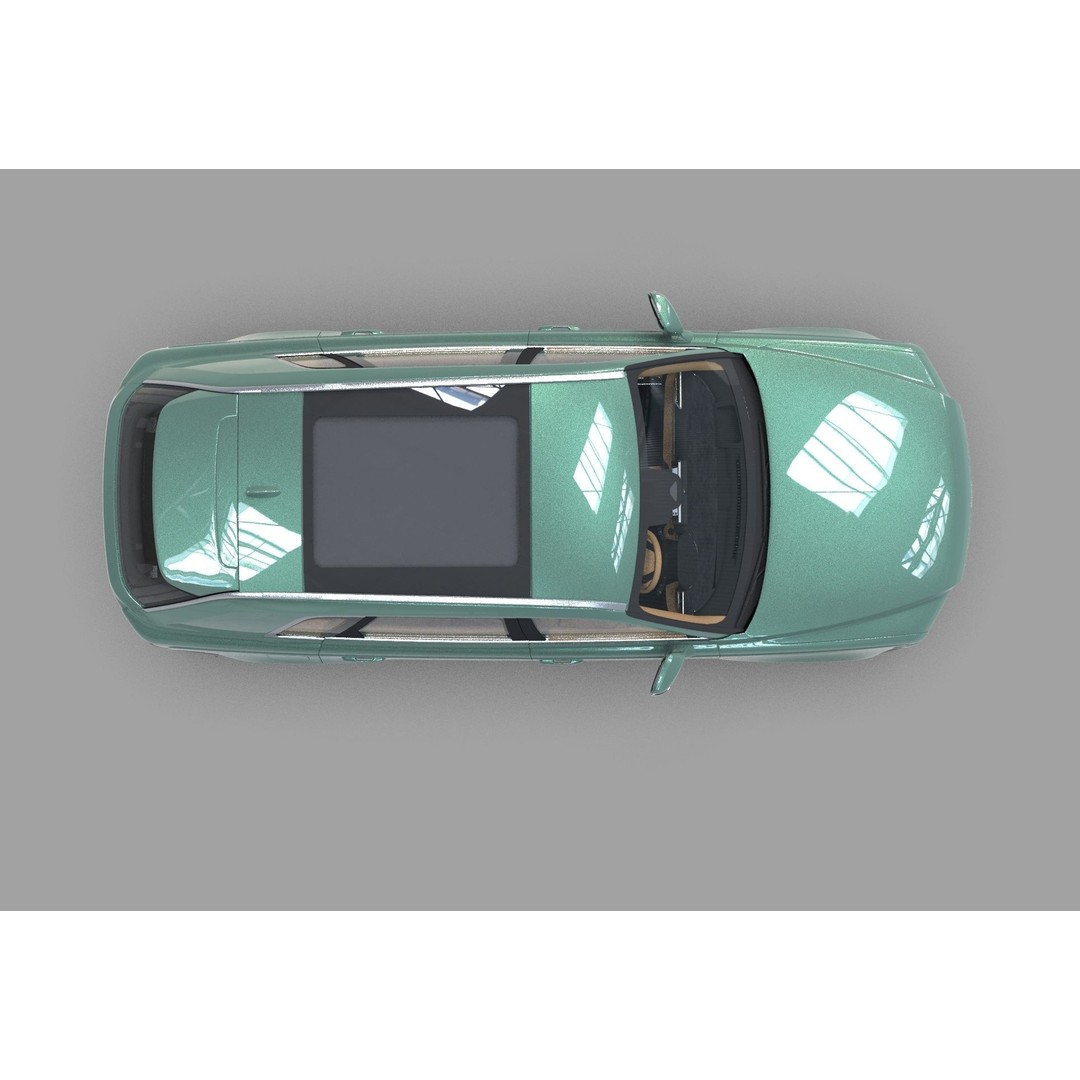 Toyota Century SUV 2024 3D Model – High Poly Interior, FBX, OBJ, Blender - View 10