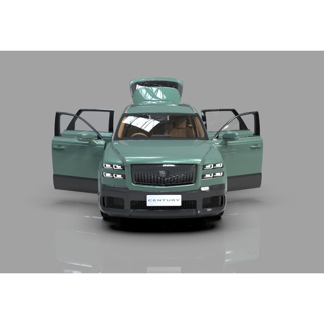 Toyota Century SUV 2024 3D Model – High Poly Interior, FBX, OBJ, Blender - View 15