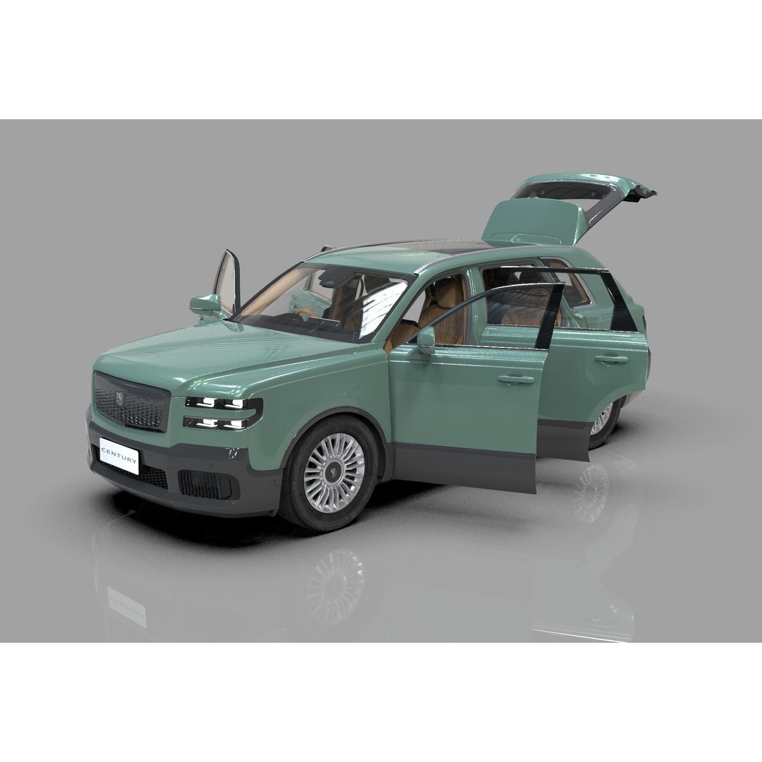 Toyota Century SUV 2024 3D Model – High Poly Interior, FBX, OBJ, Blender - View 16