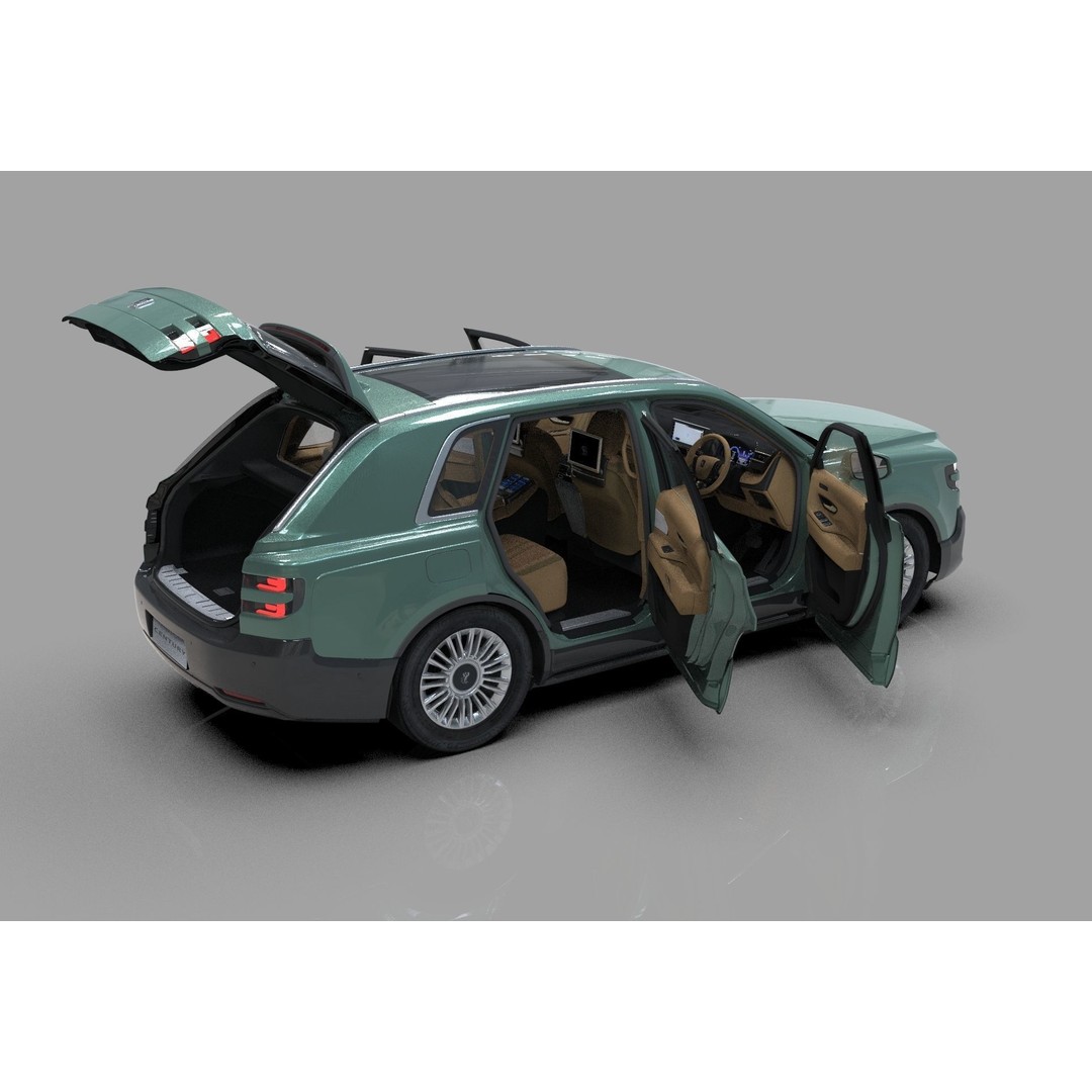 Toyota Century SUV 2024 3D Model – High Poly Interior, FBX, OBJ, Blender - View 18