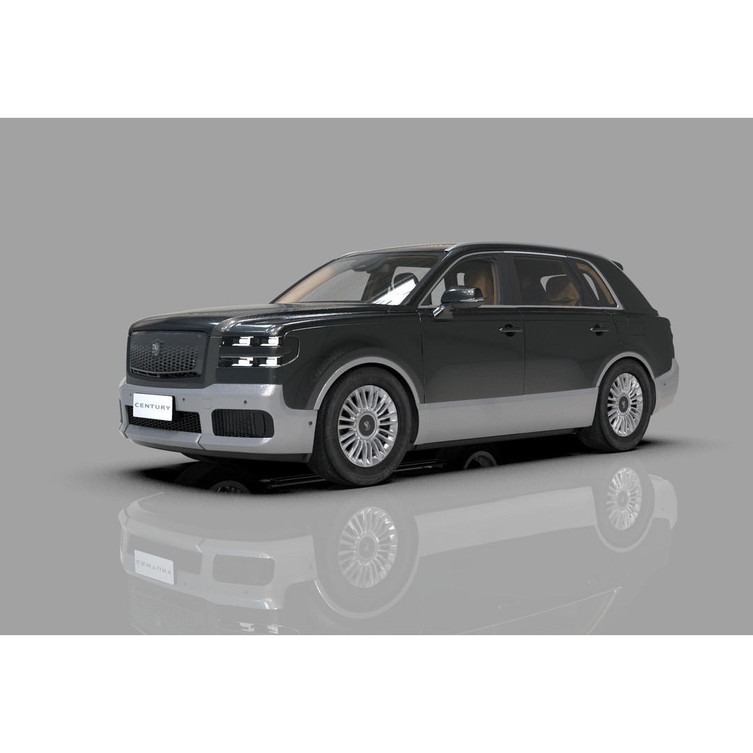 Toyota Century SUV 2024 3D Model – High Poly Interior, FBX, OBJ, Blender - View 19