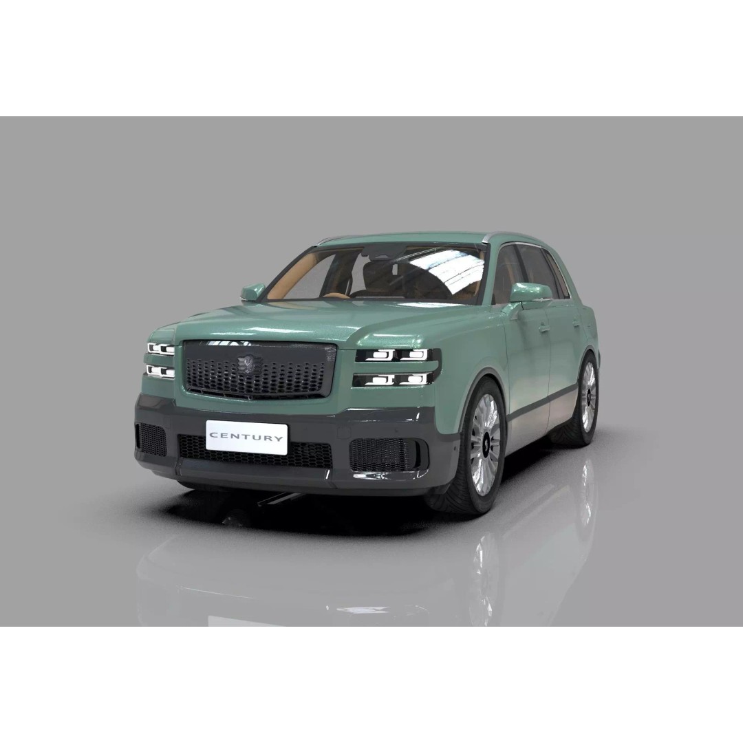 Toyota Century SUV 2024 3D Model – High Poly Interior, FBX, OBJ, Blender - View 2