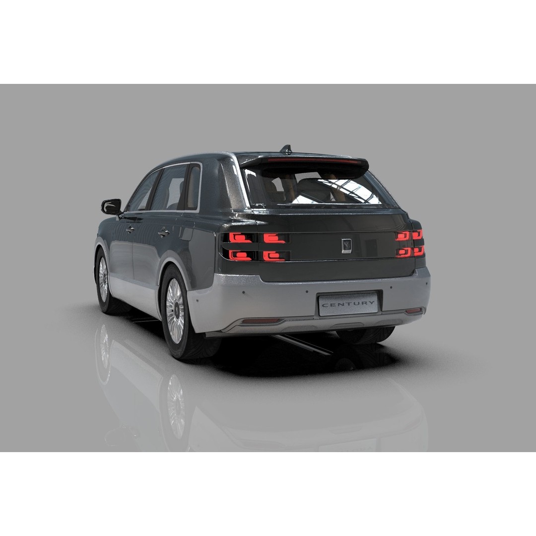 Toyota Century SUV 2024 3D Model – High Poly Interior, FBX, OBJ, Blender - View 20