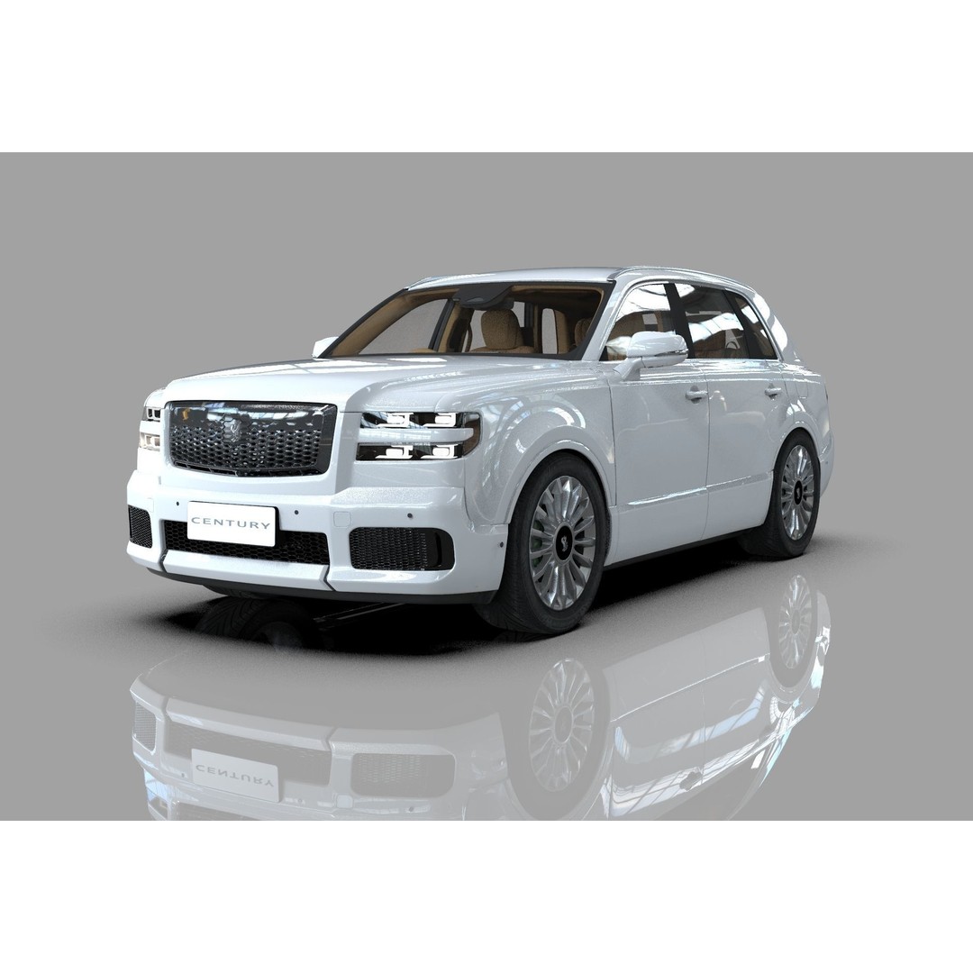 Toyota Century SUV 2024 3D Model – High Poly Interior, FBX, OBJ, Blender - View 21