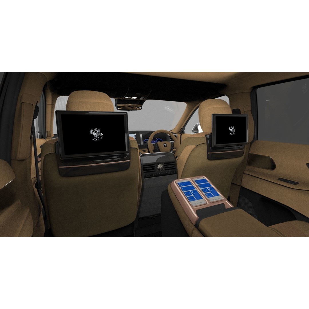 Toyota Century SUV 2024 3D Model – High Poly Interior, FBX, OBJ, Blender - View 23