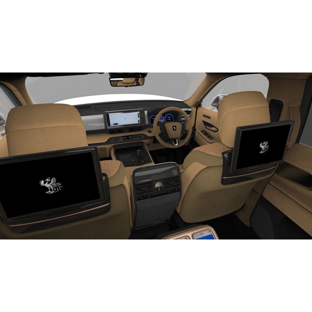 Toyota Century SUV 2024 3D Model – High Poly Interior, FBX, OBJ, Blender - View 24