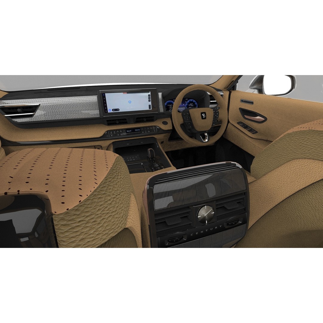 Toyota Century SUV 2024 3D Model – High Poly Interior, FBX, OBJ, Blender - View 25