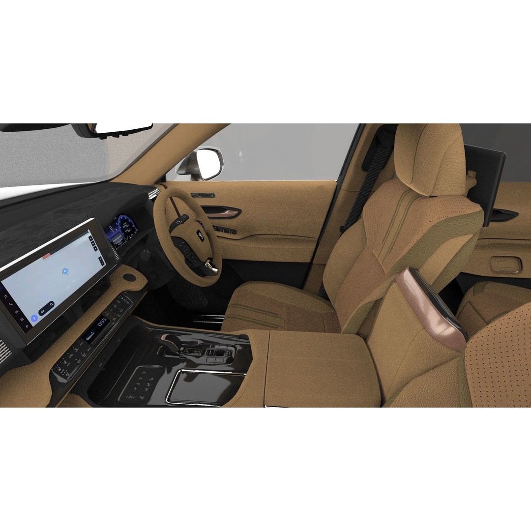 Toyota Century SUV 2024 3D Model – High Poly Interior, FBX, OBJ, Blender - View 26