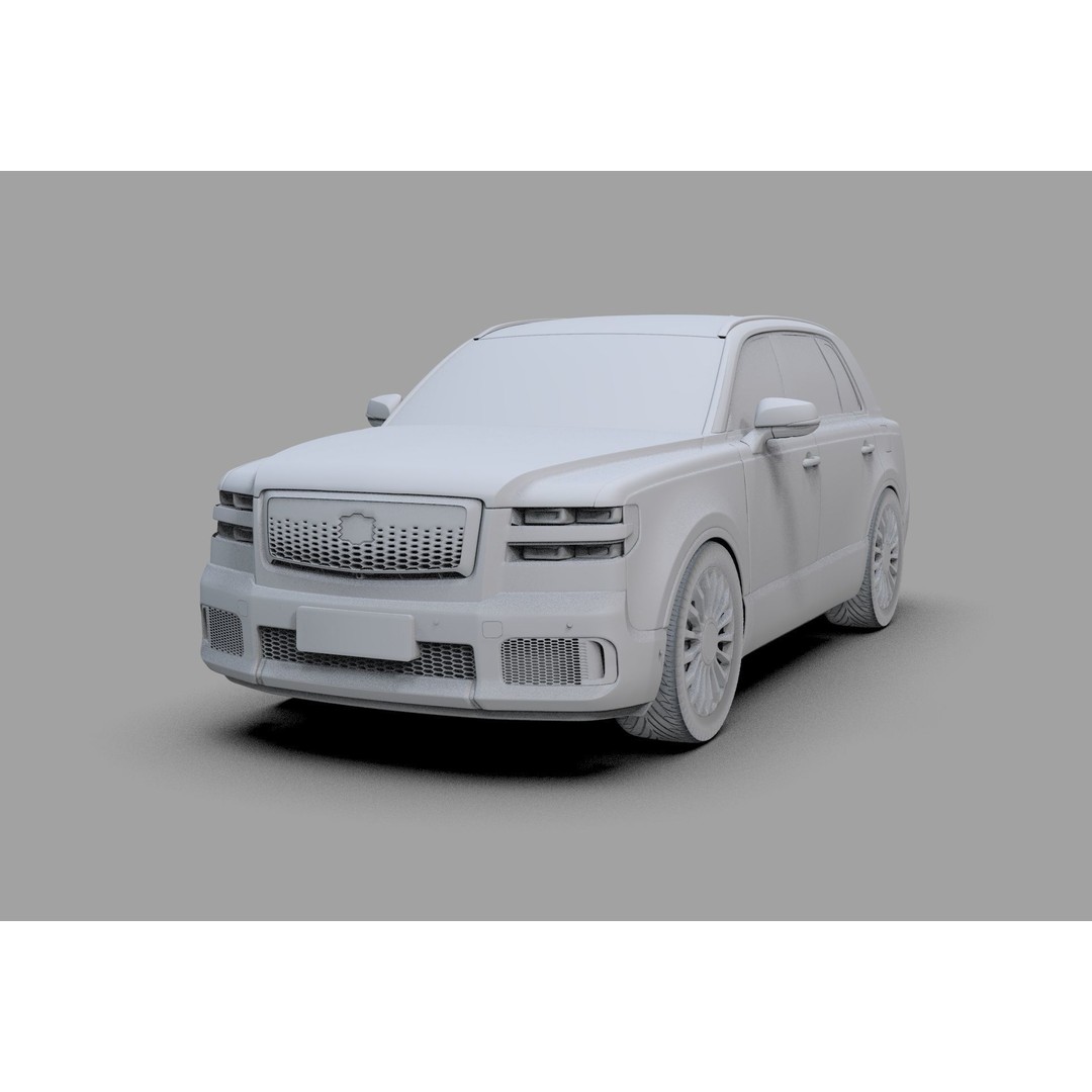 Toyota Century SUV 2024 3D Model – High Poly Interior, FBX, OBJ, Blender - View 28