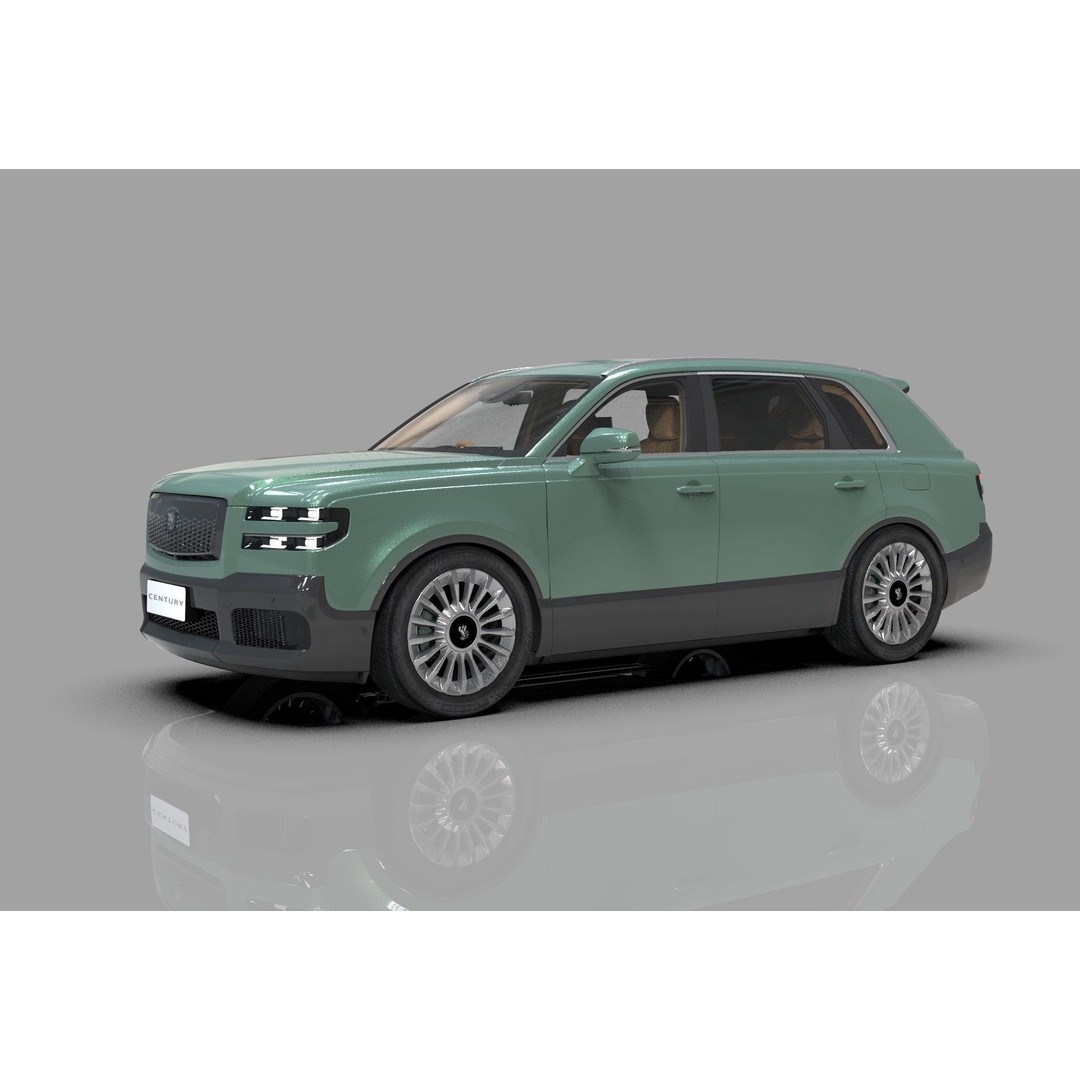 Toyota Century SUV 2024 3D Model – High Poly Interior, FBX, OBJ, Blender - View 3