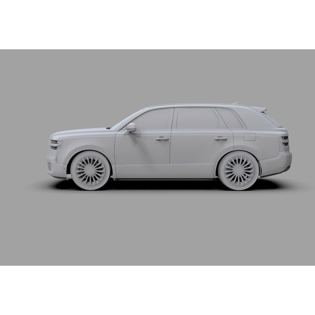 Toyota Century SUV 2024 3D Model – High Poly Interior, FBX, OBJ, Blender - View 30