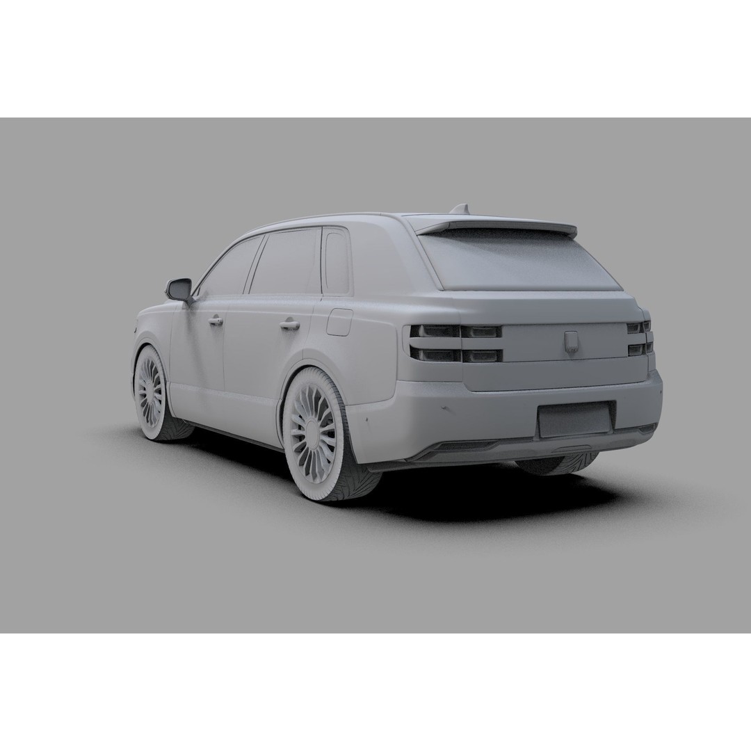 Toyota Century SUV 2024 3D Model – High Poly Interior, FBX, OBJ, Blender - View 31