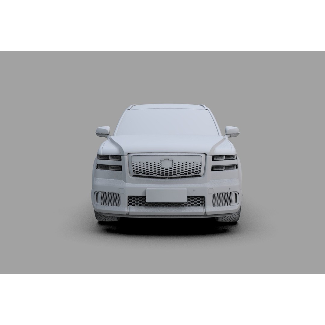 Toyota Century SUV 2024 3D Model – High Poly Interior, FBX, OBJ, Blender - View 32
