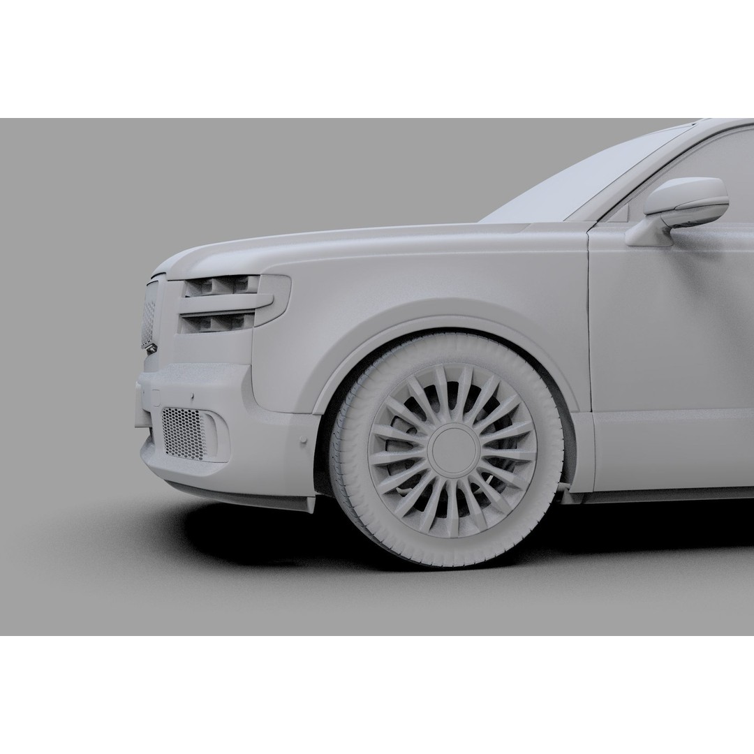 Toyota Century SUV 2024 3D Model – High Poly Interior, FBX, OBJ, Blender - View 35