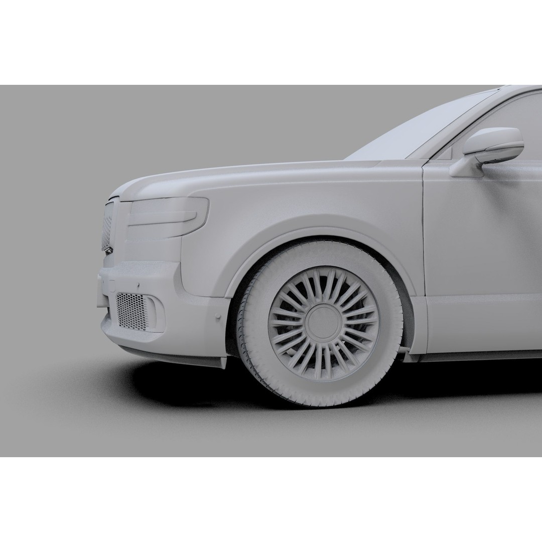 Toyota Century SUV 2024 3D Model – High Poly Interior, FBX, OBJ, Blender - View 36