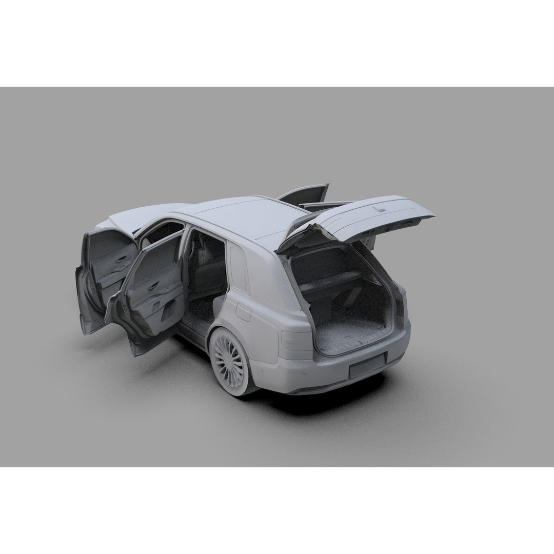 Toyota Century SUV 2024 3D Model – High Poly Interior, FBX, OBJ, Blender - View 39