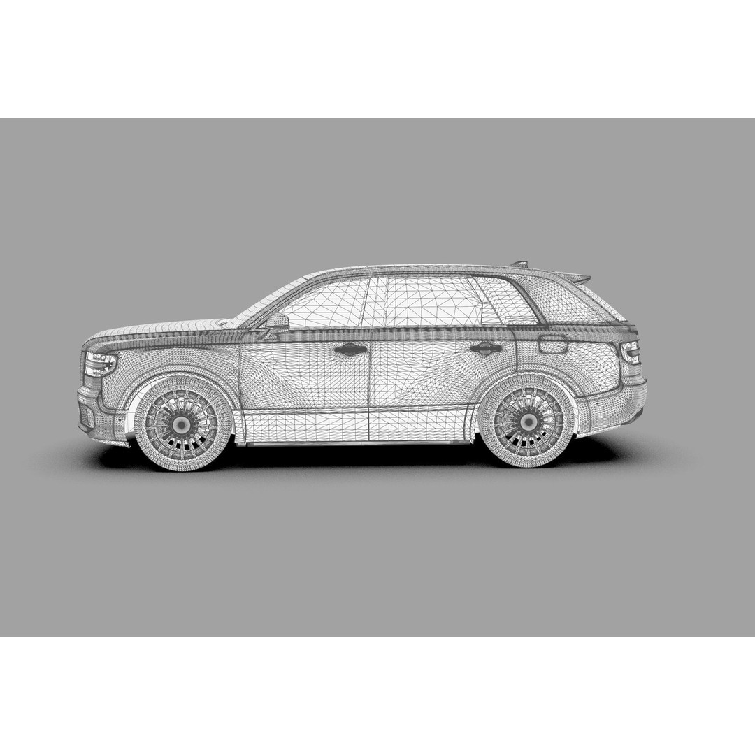 Toyota Century SUV 2024 3D Model – High Poly Interior, FBX, OBJ, Blender - View 45